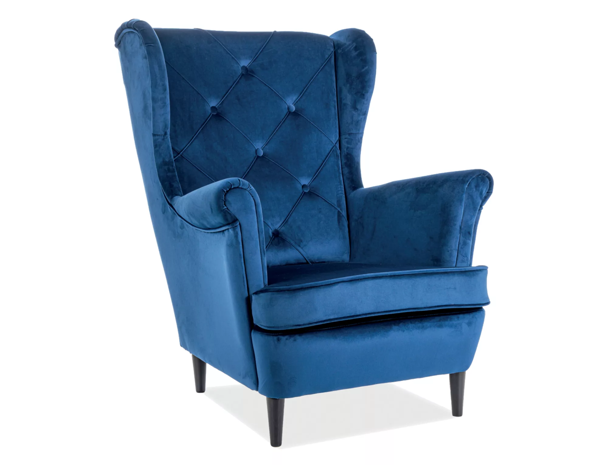 Women's velvet armchair LADYV86
