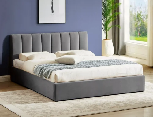 Montreal velvet bed MONTREALV140SZ