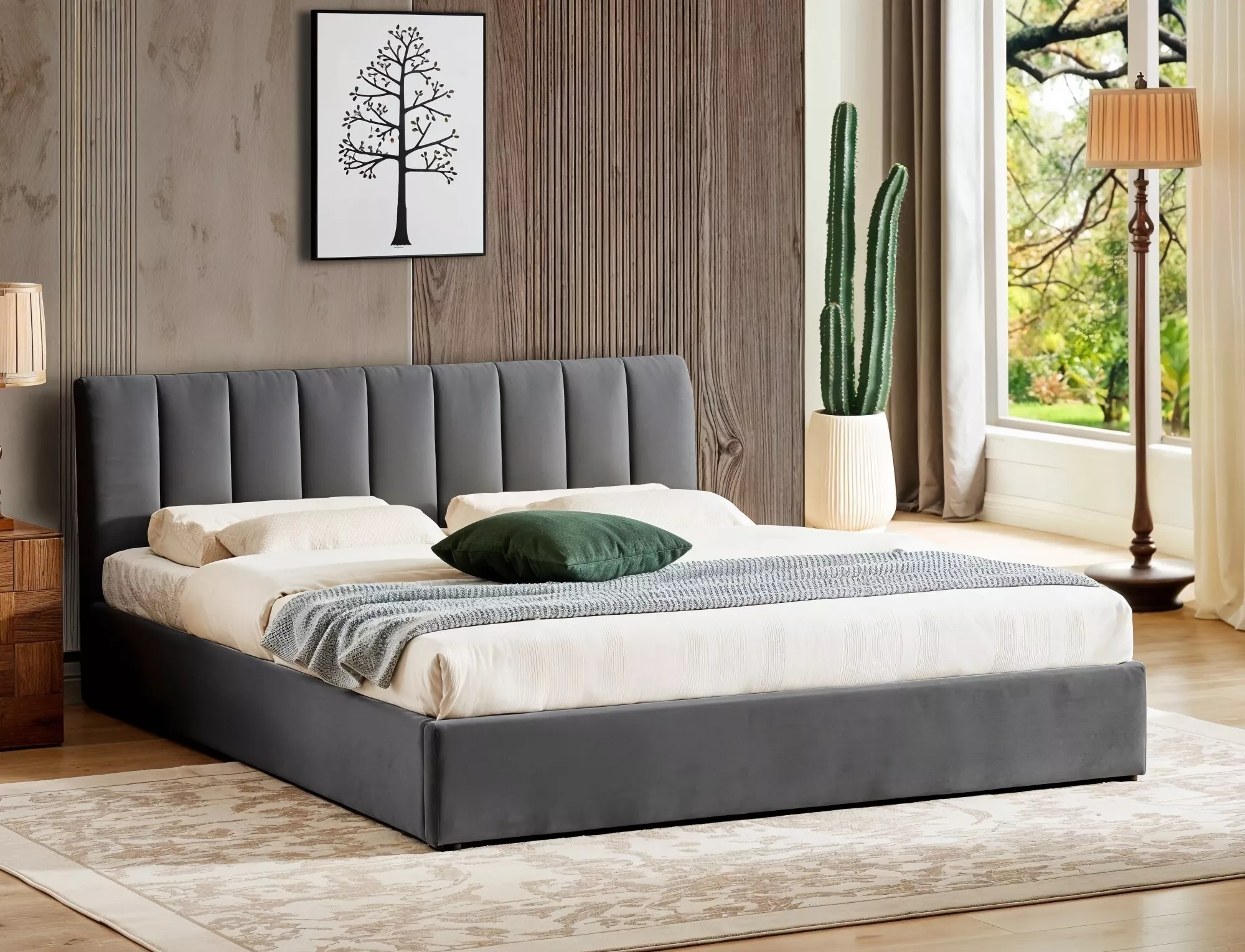 Montreal velvet bed MONTREALV160SZ