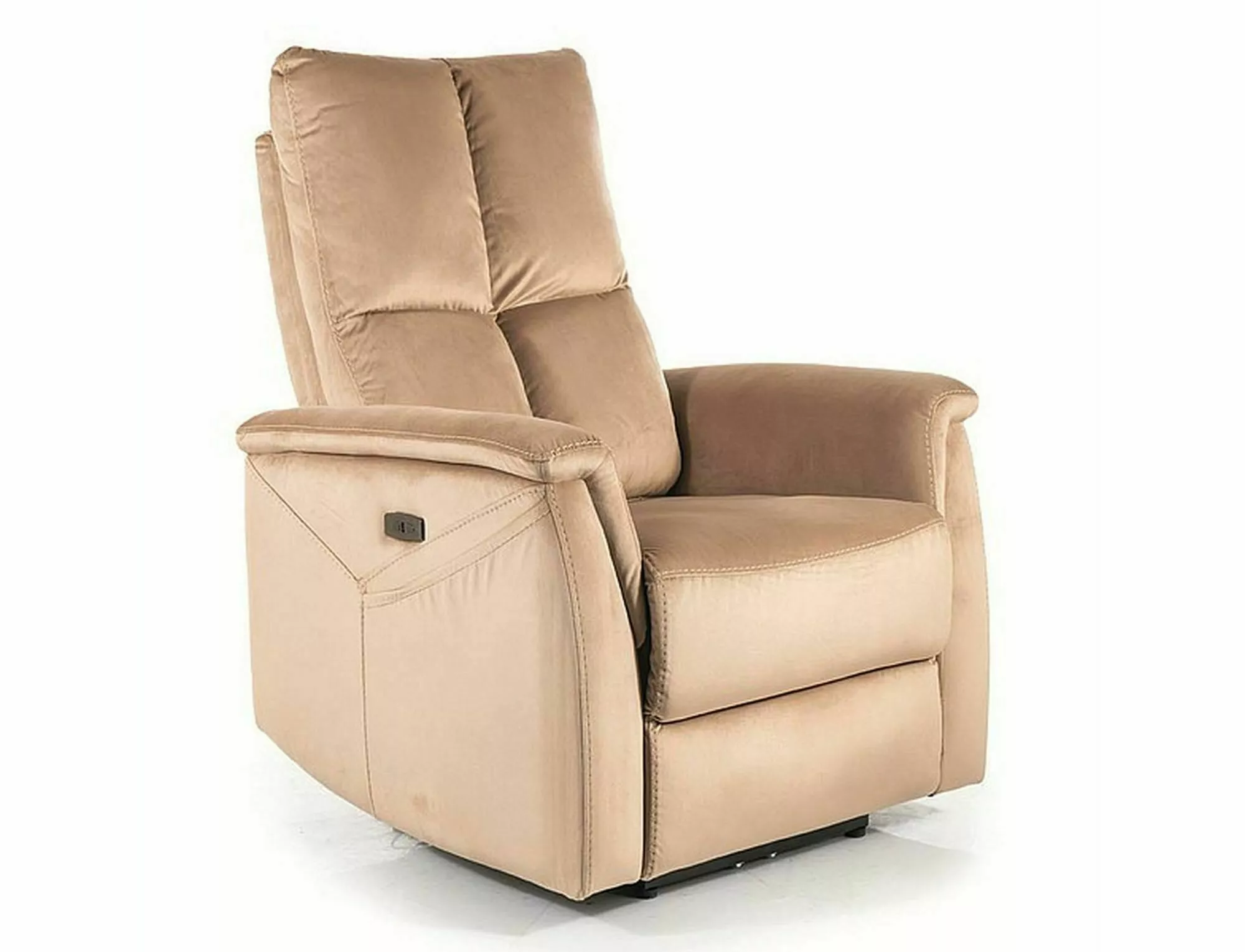 Neptun M Velvet armchair with massage function NEPTUNMVBE