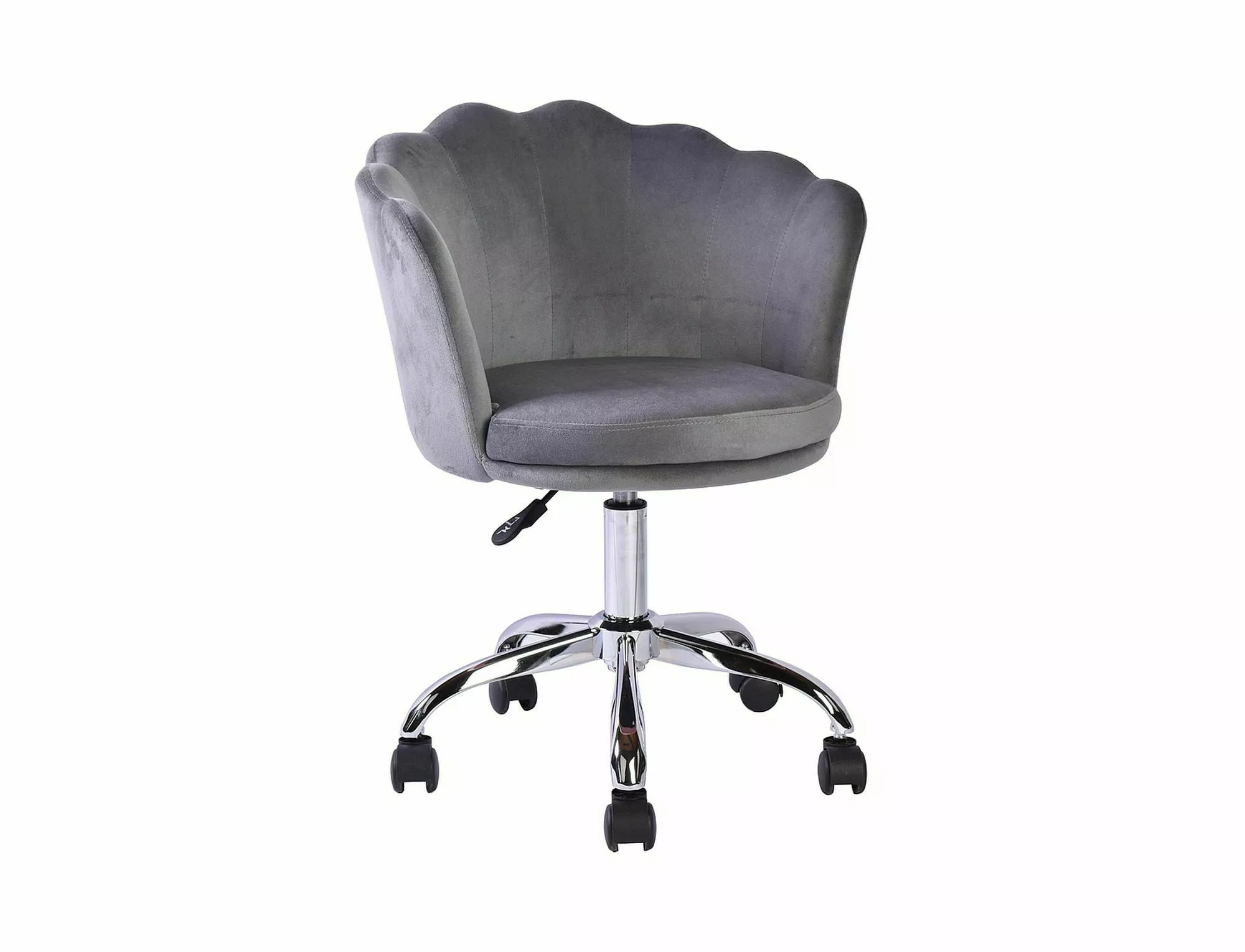 Pink velvet OBRROSEVSZ swivel chair
