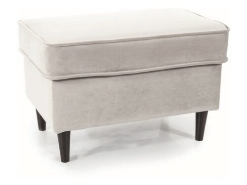 Ron Velvet footstool RONV03WP