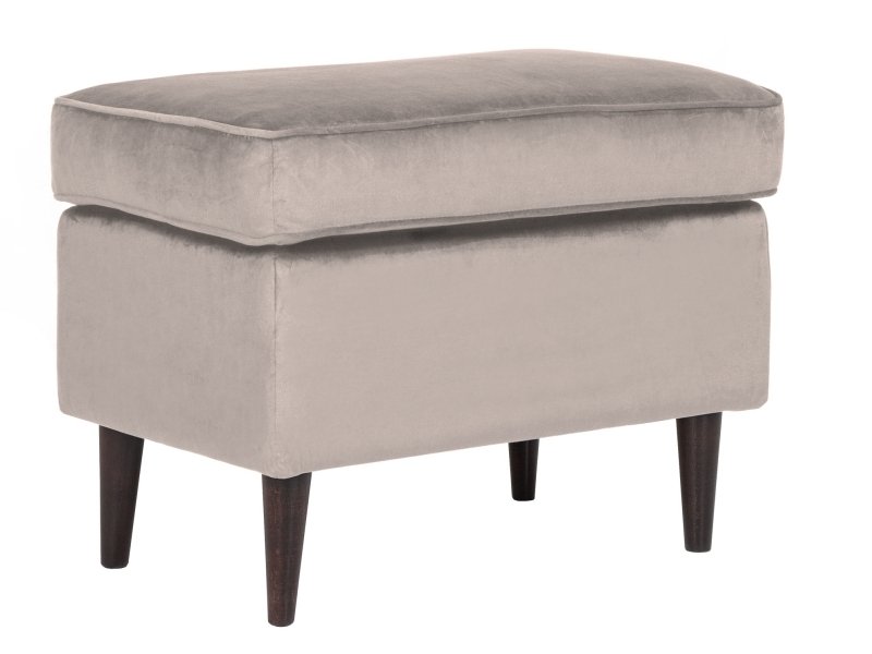 Ron Velvet footstool RONV28WP