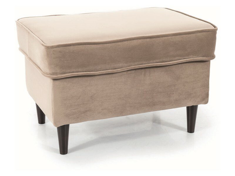 Ron Velvet footstool RONV40WP