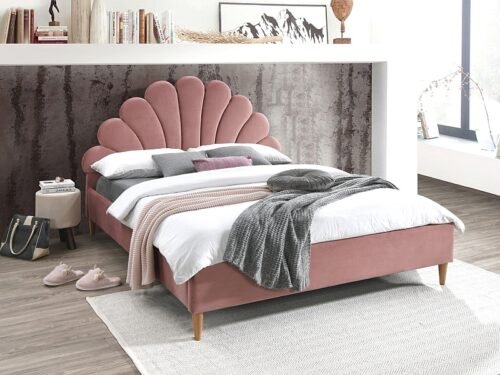 Santana velvet bed SANTANAV160RDN