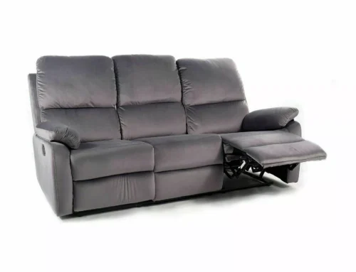 Sofa bed “Spencer 3” with velvet pattern, SPENCER3VSZ