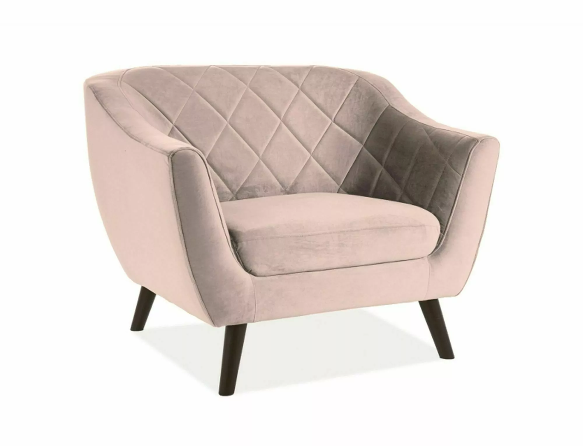 Molly 1 velvet armchair MOLLY1V28BE