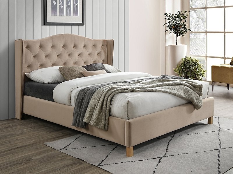 Aspen velvet bed ASPENV160BD
