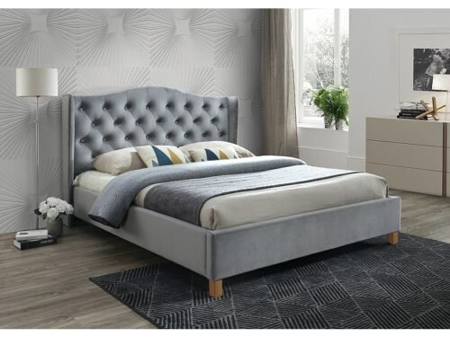 Aspen velvet bed ASPENV180SZD