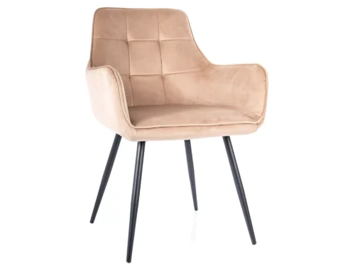 Lemon velvet chair LEMONVCBE