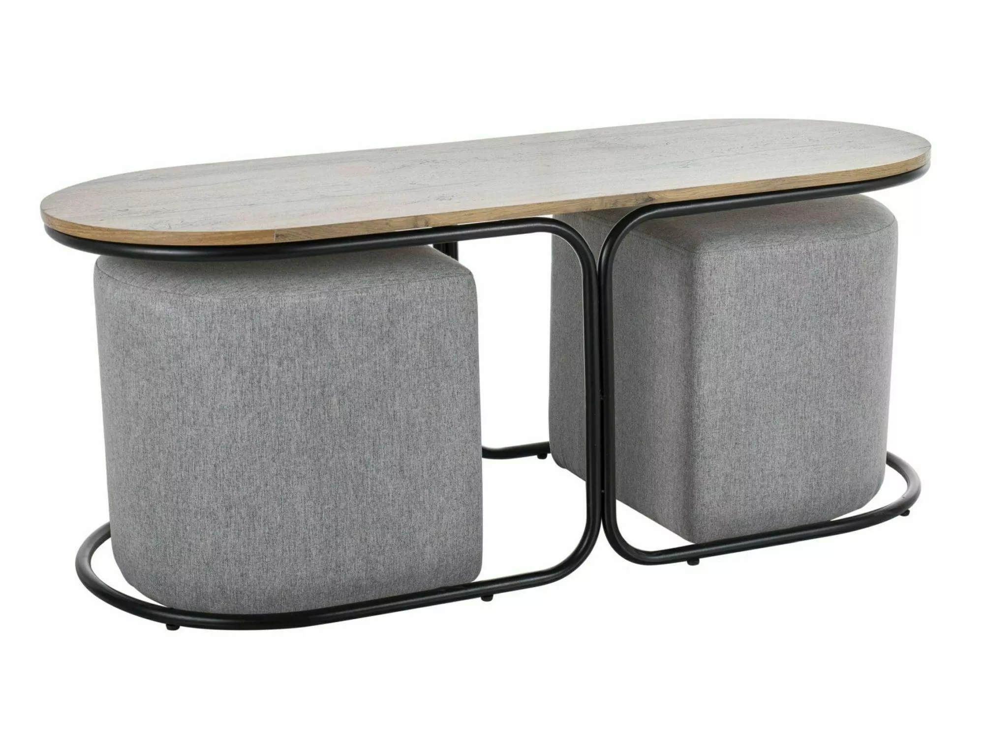 DUALDAC double bench and pouf