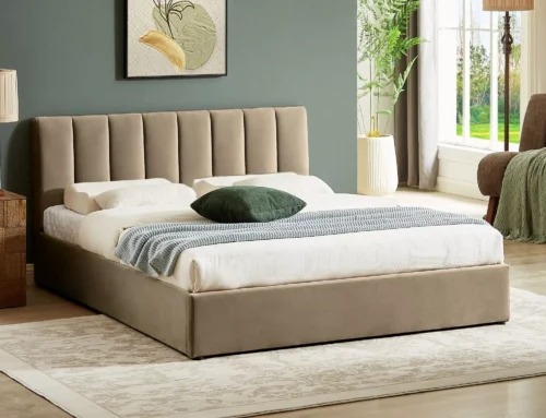 Montreal velvet bed MONTREALV140BE