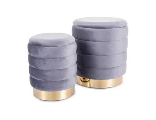 Britta Velvet Pouf (set) BRITTAVSZ