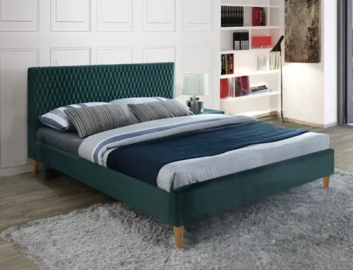Azurro velvet bed AZURROV160ZD