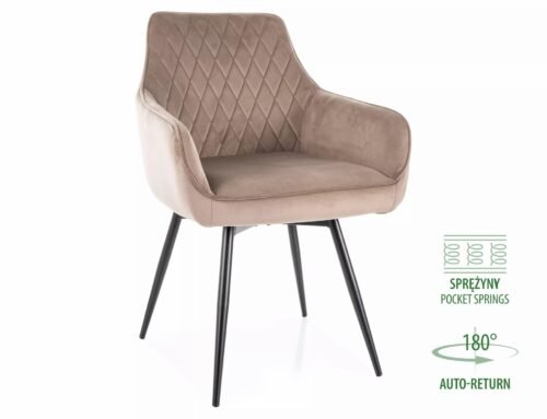 Marlo velvet chair MARLOVCCBE