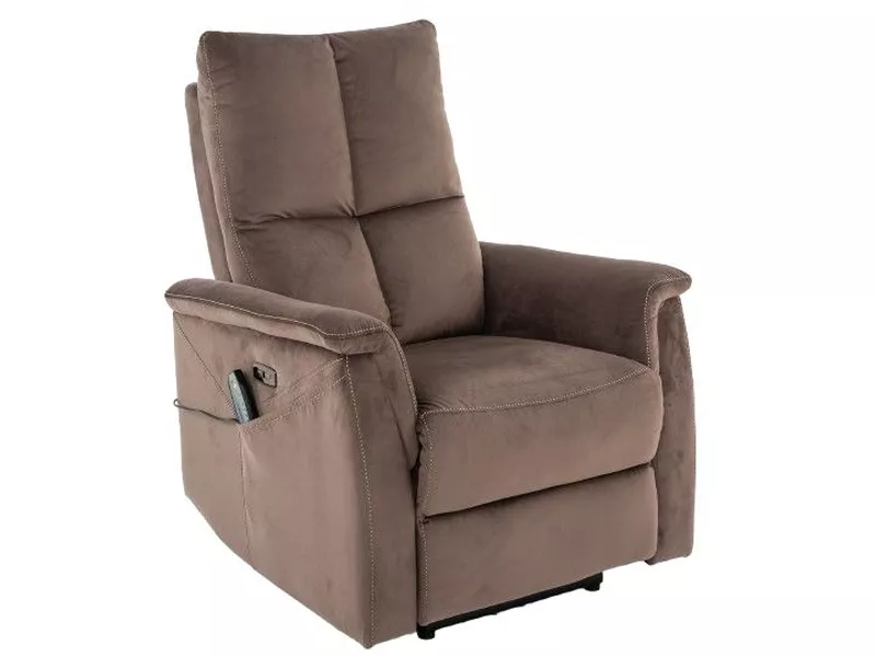Neptun M velvet reclining armchair NEPTUNMVCA