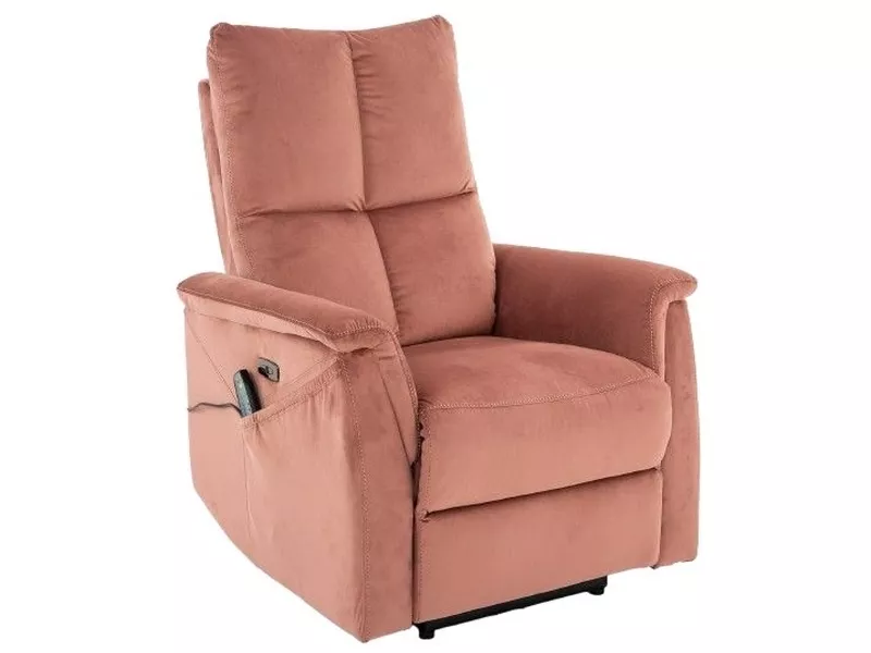 Neptun M velvet reclining armchair NEPTUNMVRA