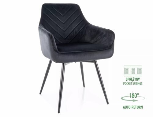 Servio velvet chair SERVIOVCC