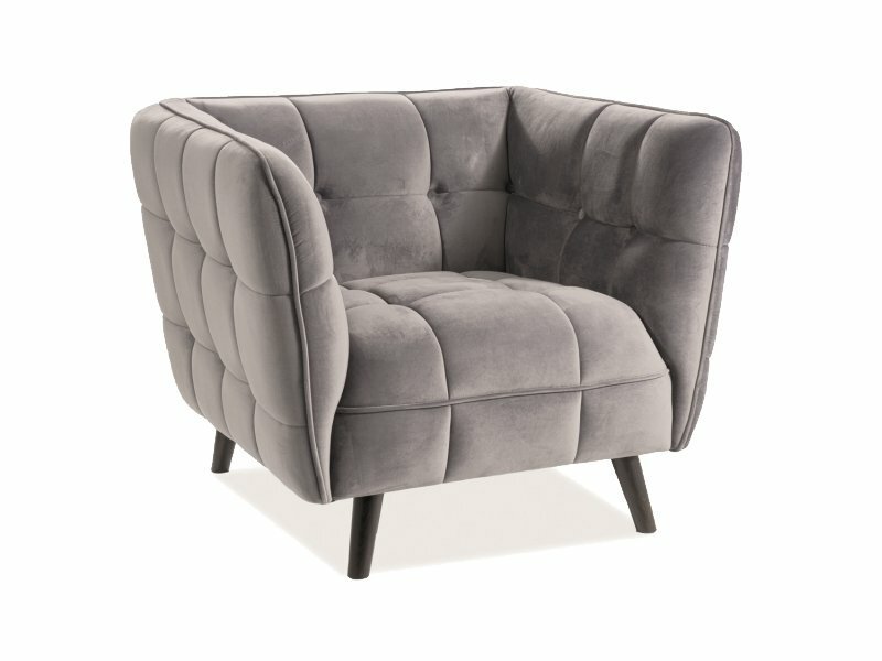 Castello Velvet 1 armchair CASTELLO1V14