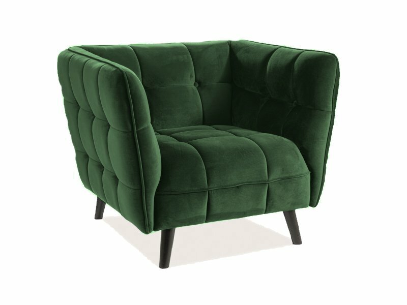 Castello Velvet 1 armchair CASTELLO1V78