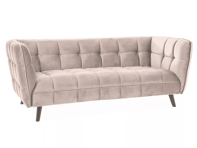 Castello Velvet 3 sofa CASTELLO3V28