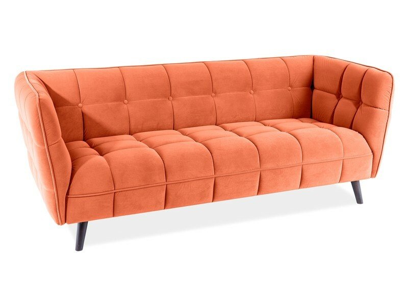 Castello Velvet 3 sofa CASTELLO3V4215