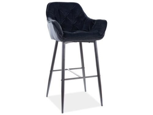 Cherry H-1 velvet stool CHERRYH1VCC