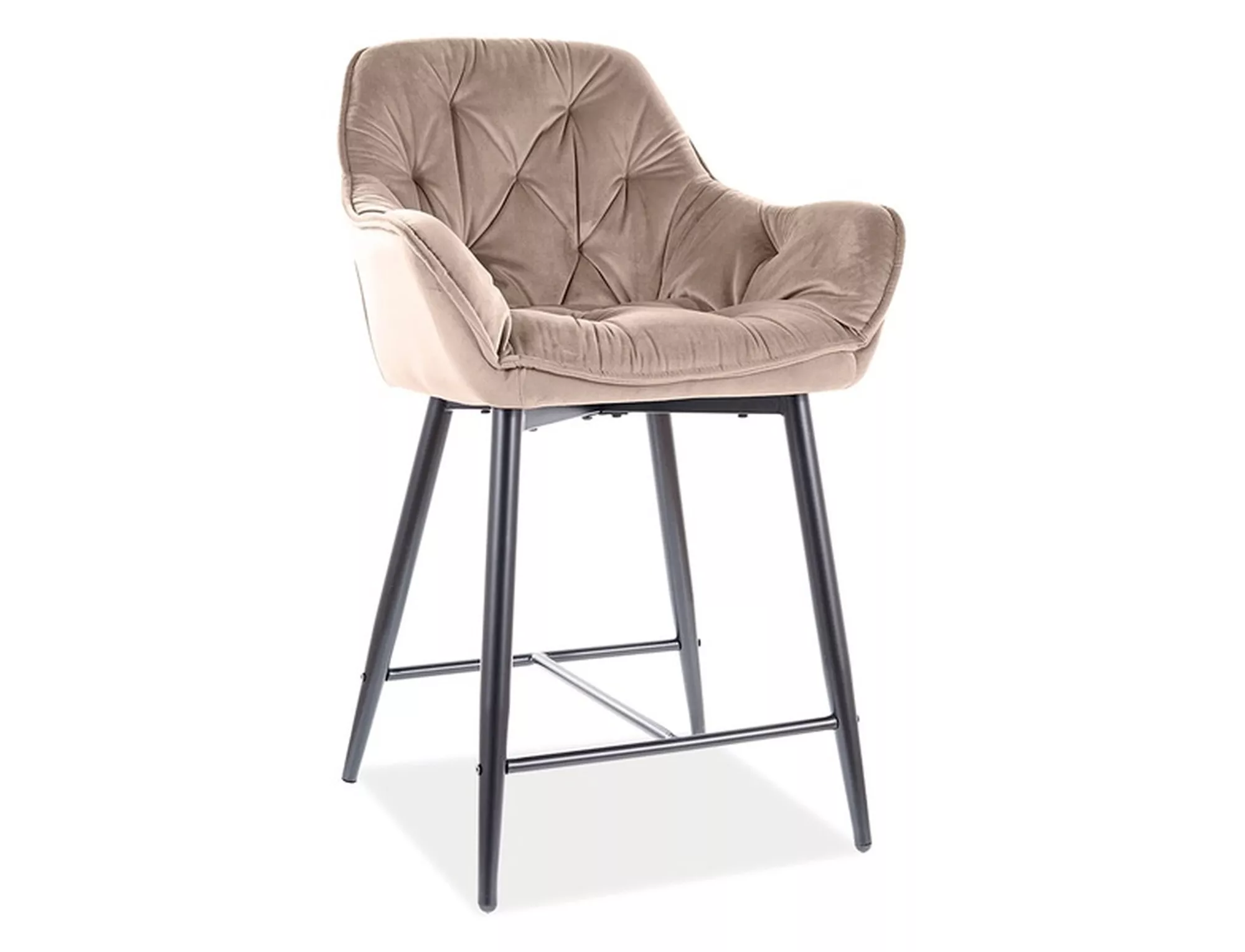 Cherry H-2 velvet half-trundle chair CHERRYH2VCBE