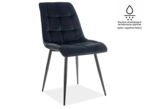 Luxurious matte velvet chair CHICMVCC