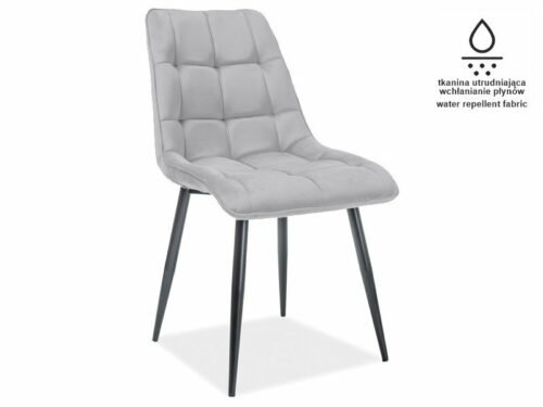 Luxurious matte velvet chair CHICMVCSZ