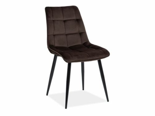 Luxurious velvet chair CHICVCBR