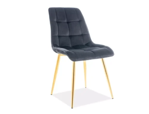 Luxurious gold velvet chair CHICVZLC