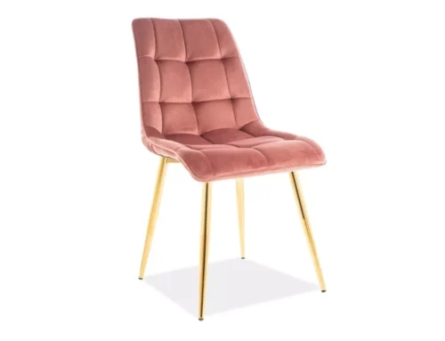 Luxurious gold velvet chair CHICVZLRA