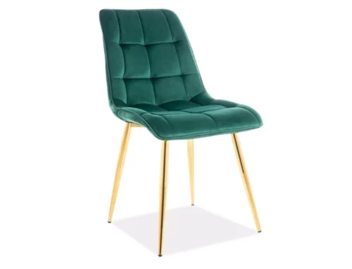 Luxurious gold velvet chair CHICVZLZ