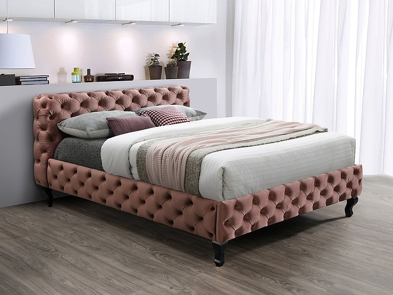 Herrera velvet bed HERRERAV160RW