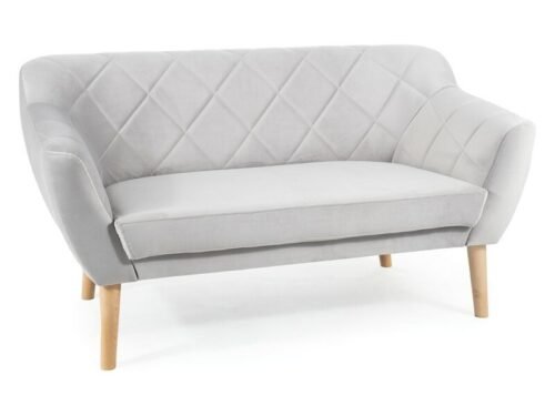 Karo 2 Velvet beech sofa KARO2V03BU