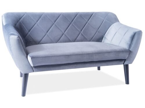 Karo 2 Velvet wenge sofa KARO2V14W