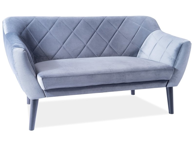 Karo 2 Velvet wenge sofa KARO2V14W