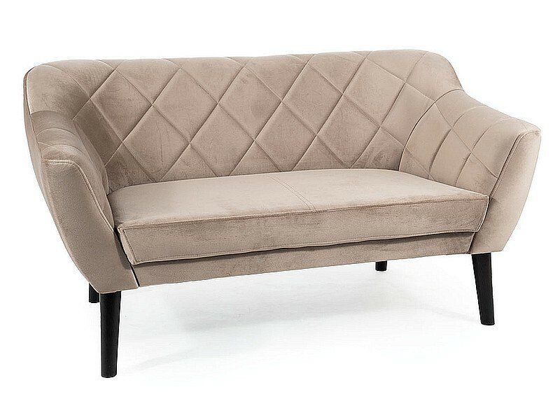 Karo 2 Velvet wenge sofa KARO2V40W