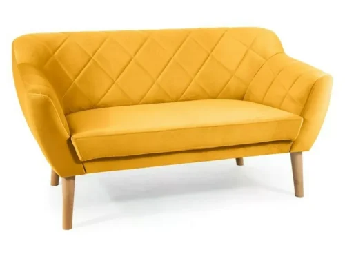 Karo 2 Velvet beech sofa KARO2V68BU