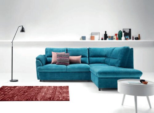 SALE – GUSTO corner sofa – Aragon fabric