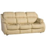REGLAINER leather sofa