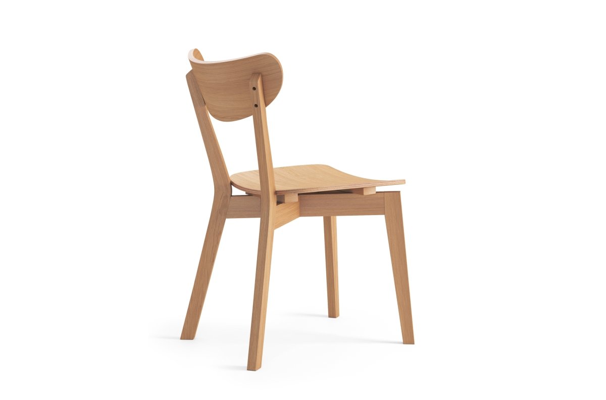 ROXY Natural Oak - WOODEN CHAIR FOR LIVING ROOM, DINING ROOM, RETRO KITCHEN - Image 7
