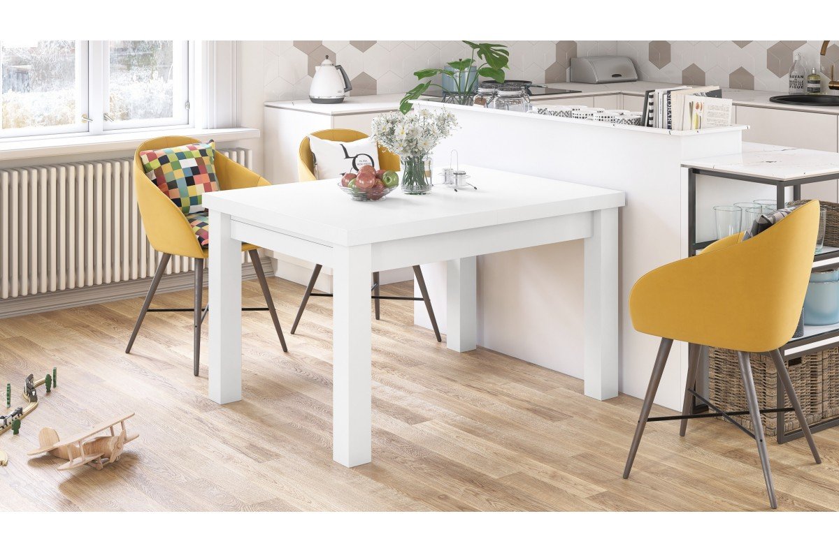 ROYAL matt white - extendable table up to 2.7 m - Image 2
