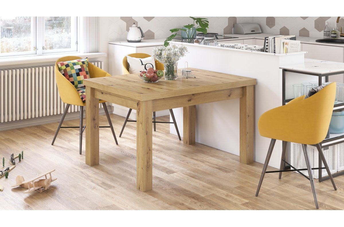 ROYAL Artisan Oak - CLASSIC TABLE 120x90, EXTENDABLE UP TO 270 cm! - Image 2