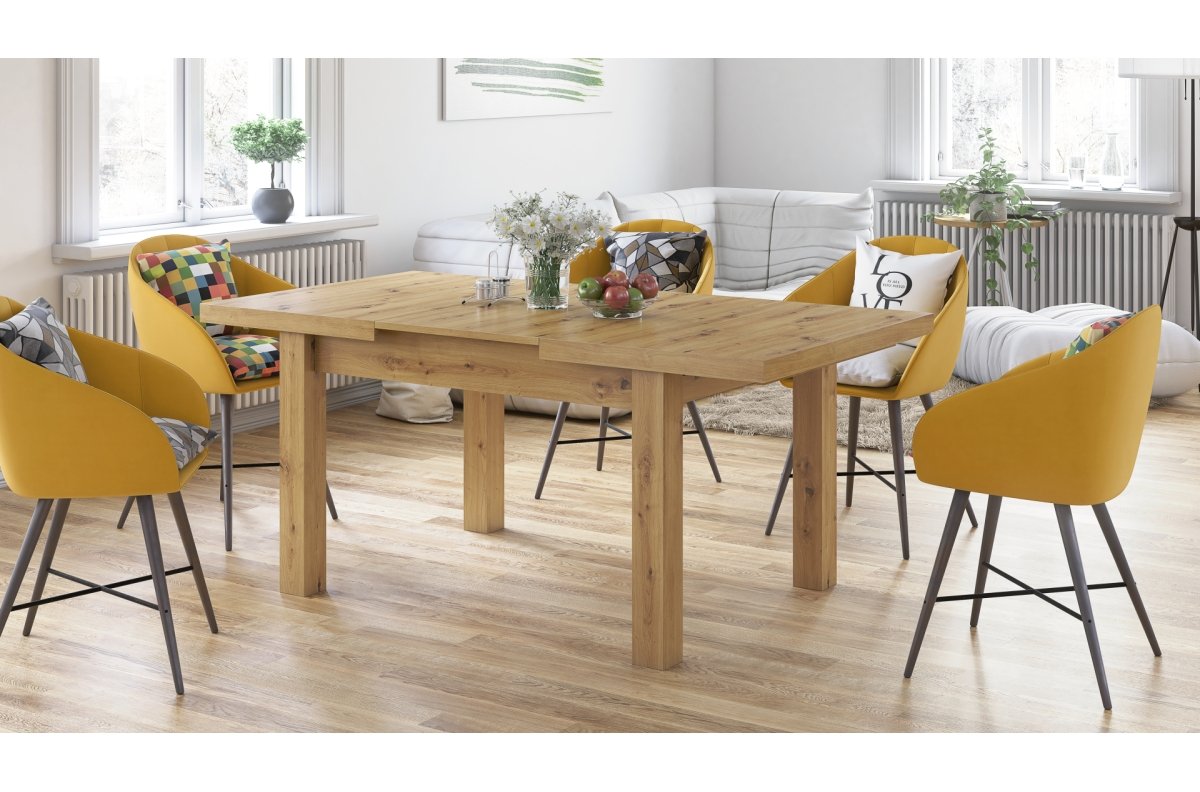 ROYAL Artisan Oak - CLASSIC TABLE 120x90, EXTENDABLE UP TO 270 cm! - Image 3