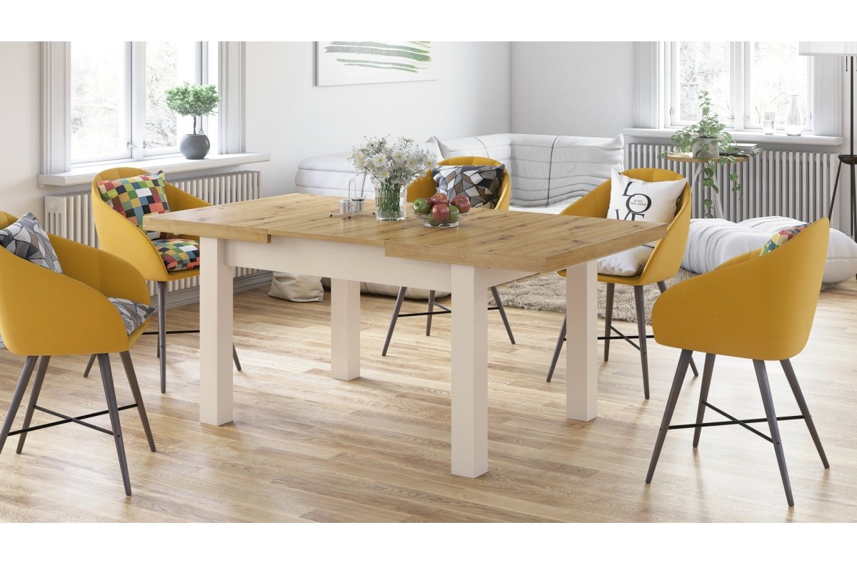 ROYAL Artisan oak/beige (champagne) – extendable table UP TO 2.7 m long - Image 3