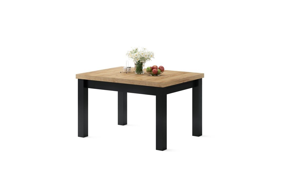 ROYAL Craft oak gold/matte black table - extendable table up to 2.7 m - Image 7