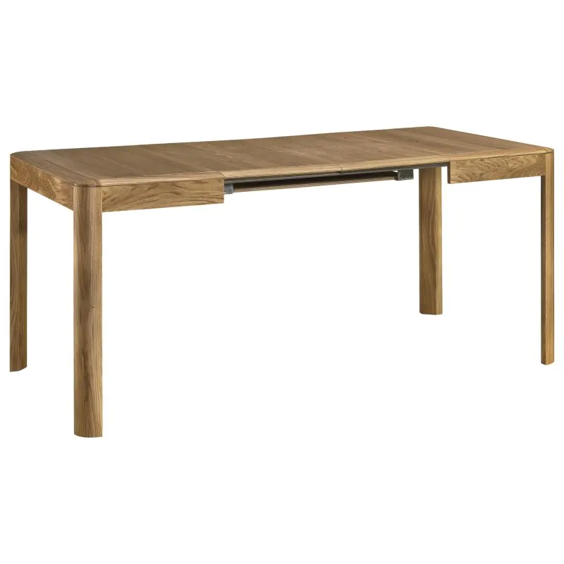 Extendable square table 90-170x90 MONACO - MONA.071.14, natural oak veneer with solid wood elements - Image 3