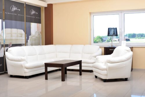 SARA corner sofa leather 220×220